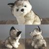 18CM Husky Plush Toys Simulation Pet Dog Stuffed Plush Toy Multipurpose Lovely Puppy Stuffed Doll