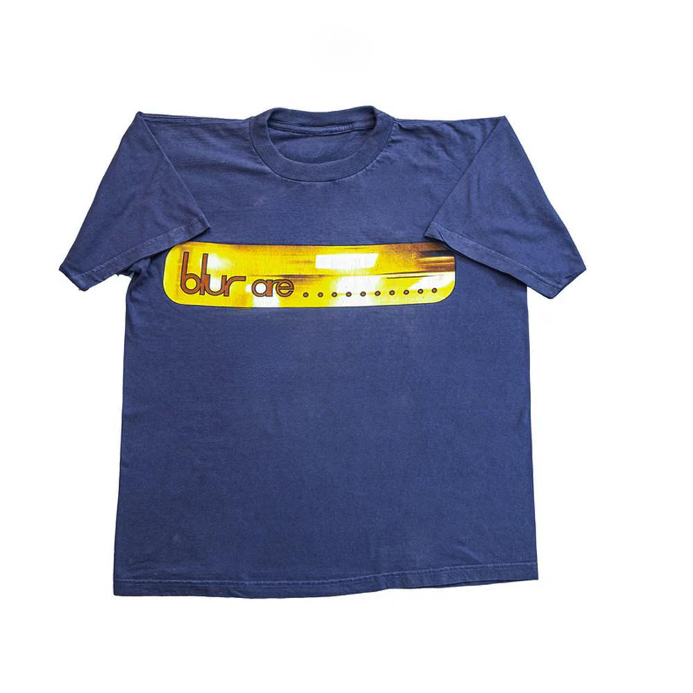 2026 BLUR Blur Band Britischer Rock Punk Lässiges T-Shirt Herren und Damen Luxus Band Marke Oberteil Weiß