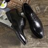Fashion Fashionable Men's Wedding Pointed Shoes High-quality Lace Up Low Top Shoes Office Business Casual Shoes Men's Soft Sole Non Slip