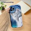 Phone Case: 2D Flat Design Suitable for iPhone 18, 17, 16, 15, 14, 13 Pro Film Protective Case, Couple Style, Gradient Kitten, Christmas and Halloween