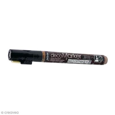 Acrylic Paint Markers - Pébéo - Acrylic Marker - Fine Tip 1.2 Mm - Brown Color - Mixed