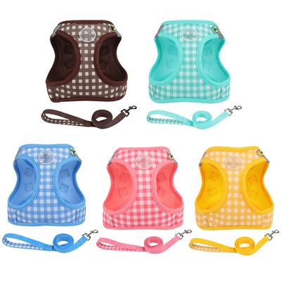 Pet Dog Cat Harness with Leash Reflective Strap Harness