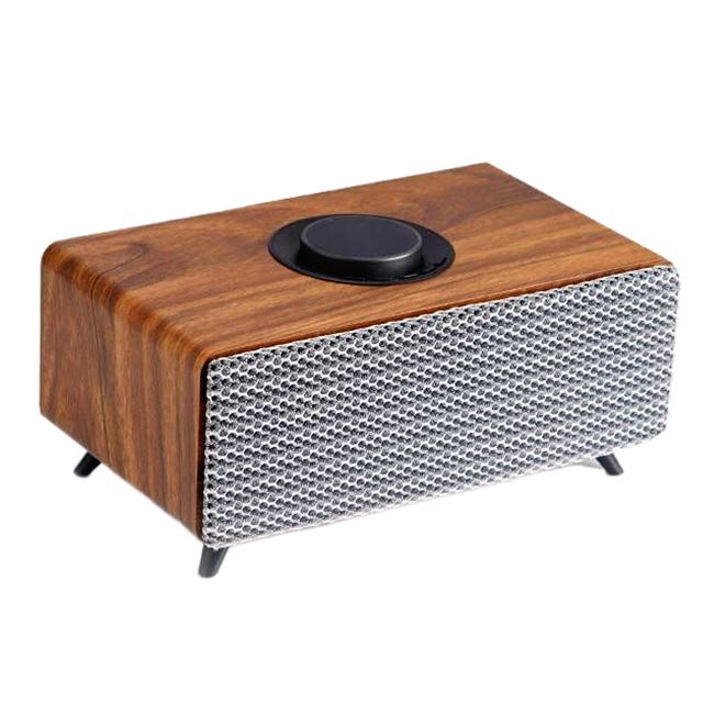 

Ретро деревянный Bluetooth-динамик TWS Surround Стерео Беспроводной сабвуфер Портативный домашний высококачественный настольный компьютер Звуковая коробка AUX Audio
