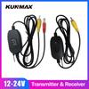 12V Wireless Color Video Transmitter Receiver Kit For Car Monitor The Car Rear View Camera Reverse Backup