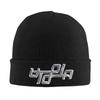Shiny Chrome Text Symbol Design Unisex Women Unisex Knitted Hat Beanie Pullover Cap Winter Thermal Warm Christmas Outdoor Cycl