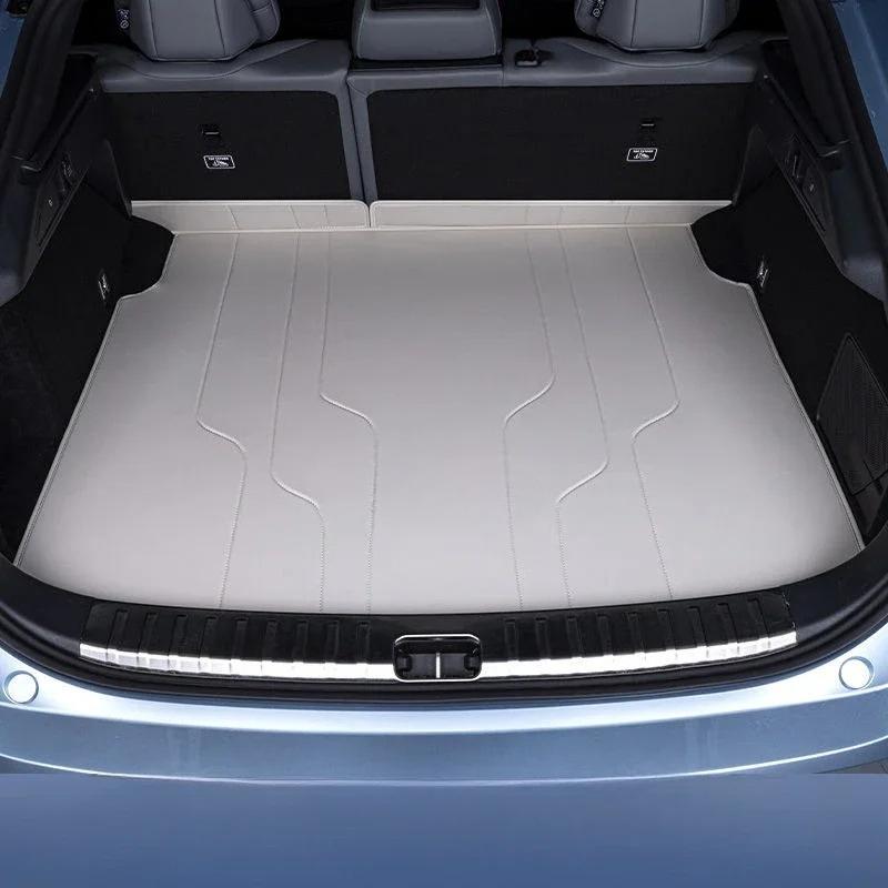 Leather Trunk Mat Rear Liner Cargo For ZEEKR 001 2025 2024 23 22 Waterproof  Anti-dirty Carpet Tray Protector Interior Accessory