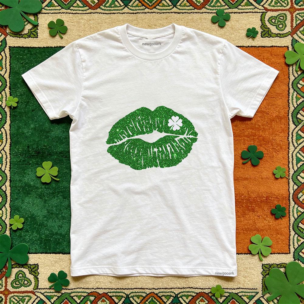 Saint Patrick green t shirt man cotton Retro Casual funny festival printed T shirt lucky Irish Unisex Adult Party tee S