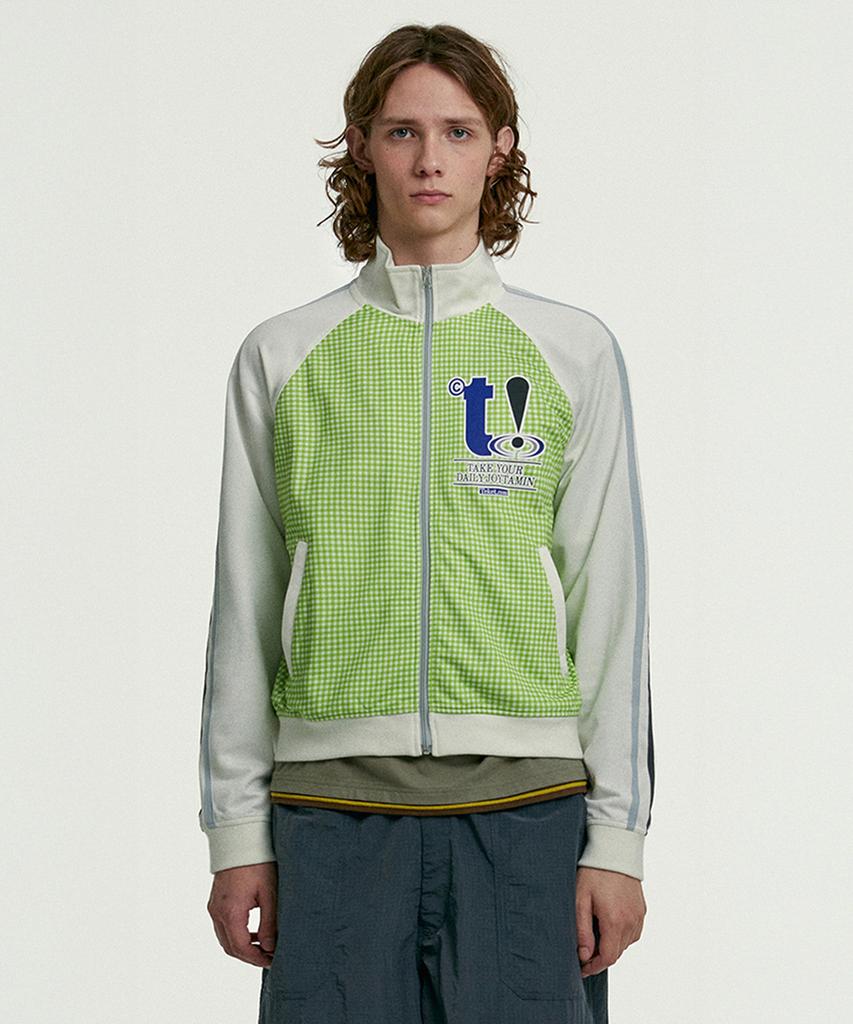 Teket Joytamin Jersey Track Zip-Up Jacket Light Green