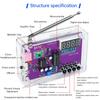 DIY FM Radio Electronic Kit 87-108MHz Adjustable Frequency Digital Display Soldering Project Practice Solder RDA5807S