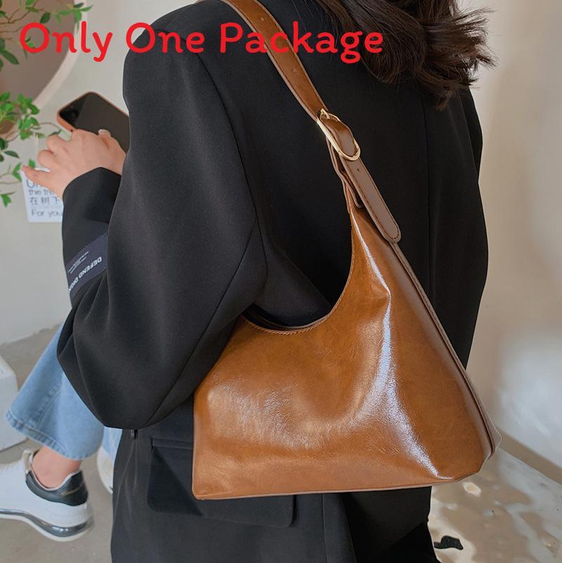 Vintage Small Shoulder Bag Pu Material Crossbody With Top Zipper And Seam Details For Casual Outfits