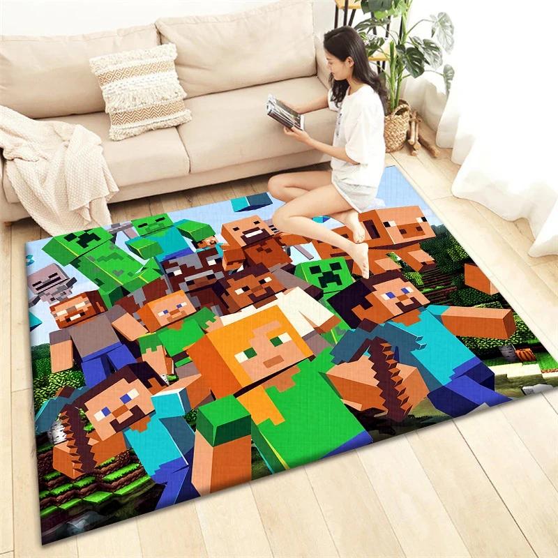 National Game Non-slip Carpet for Kids Play Mat Soft Floor Mat for Living Room Bedroom Kitchen Decor