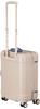 Suitcase with Caster Double Eco Bag for Notre 54 Pottery Beige [Hunt] Stopper, Wheels, Included, 1-3 Nights, Carry-on Luggage, 06881, Cm,