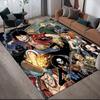 Mostly One Piece Characters Pattern Square Carpet,Area Rug,Carpet Rug for Living Room Bedroom Sofa Playroom Decor,Non-slip Floor Mat