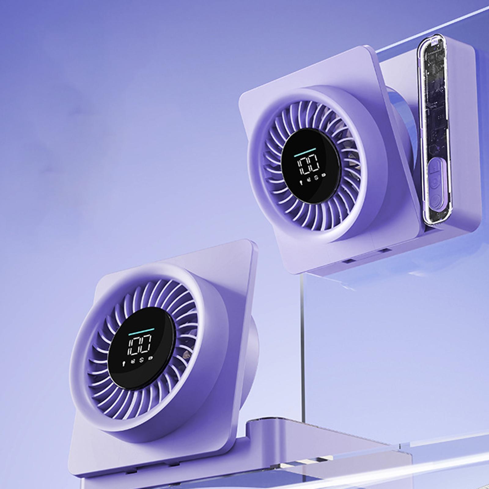 Portable Desk Fan with 2000mAh Battery, Foldable Small Fan for Home and Travel One Size