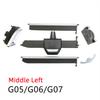 2 Pieces Silver Car Front Center AC Vent Grill Tab Clip Part For BMW X5 X6 G05