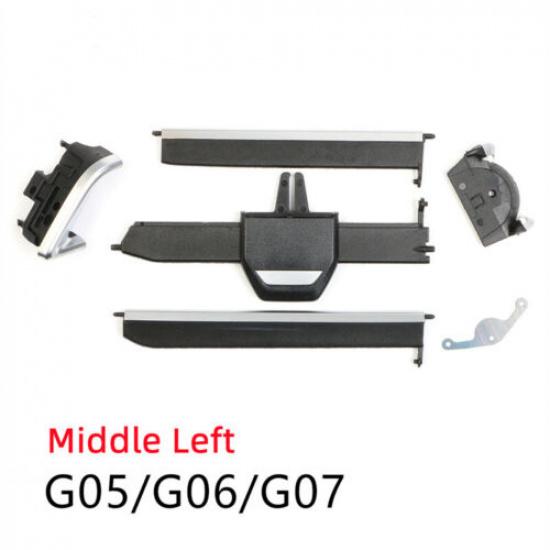 2 Pieces Silver Car Front Center AC Vent Grill Tab Clip Part For BMW X5 X6 G05