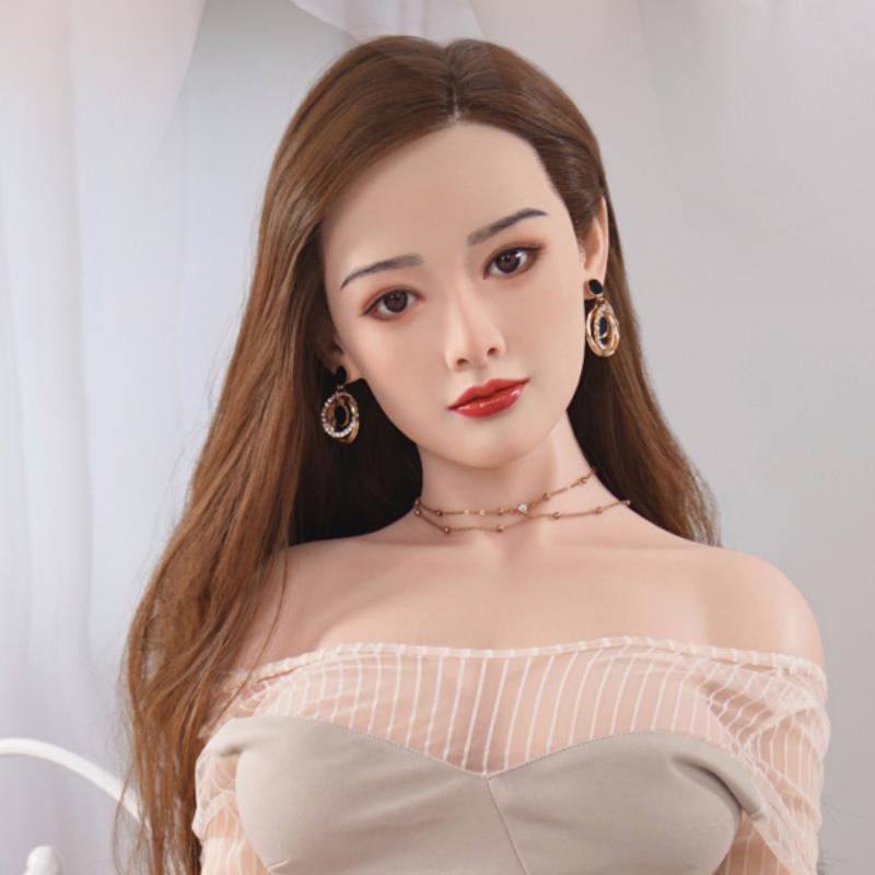 Rozhraní M16 Vhodné pro 148-172cm Pevná Panenka TPE Hlava Orální Sex Vynikající Líčení Sexuální Panenky Příslušenství Muži