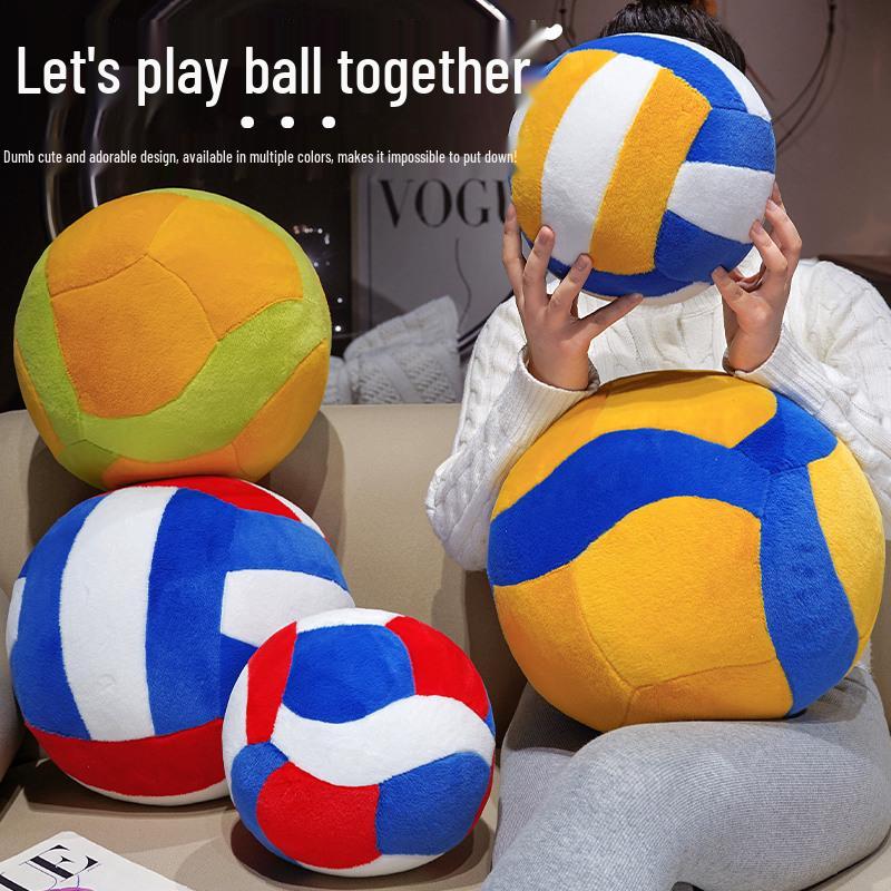 Volleyball Plush Doll Figure: Sports Series Sofa Cushion & Creative Birthday Gift