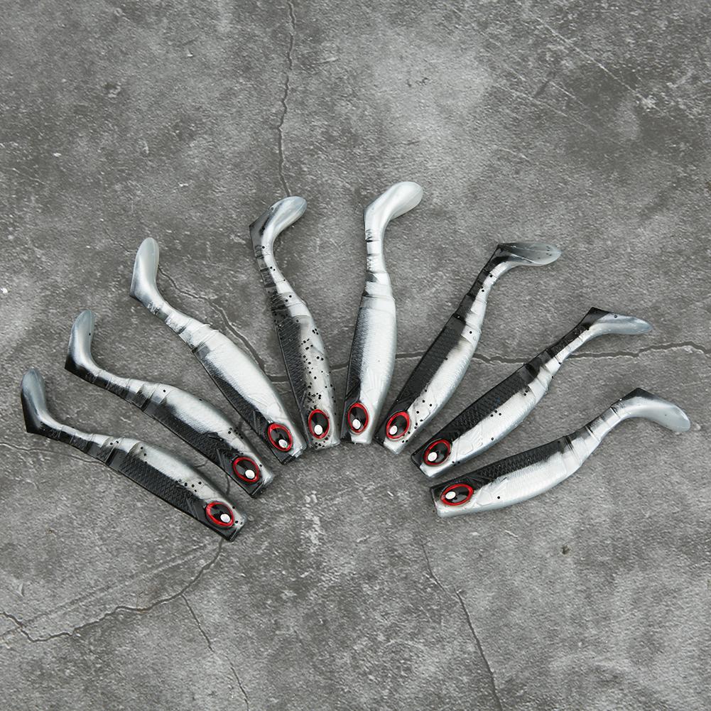 AR29 8 ks Měkká nástraha Červ 60 mm 2,5 g Rybářské nástrahy Dvoubarevný T-ocas Umělá TPR nástraha