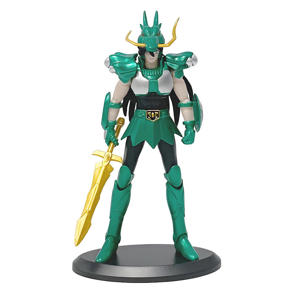 18CM Saint Seiya Anime Figure Myth Cloth Phoenix Ikki Hyoga Seiya Shiryu Standing PVC Box Figure Collection 20th Anniversary Toy