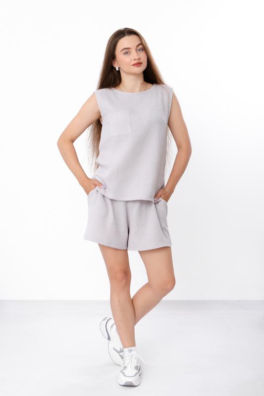 Muslin Co-ord for Women – Comfy Tank and Shorts, Summer, 8440-118 HC