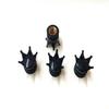 2 Pcs Fashion Style Crown Shape Metal Material Gas Nozzle Dust Cover
