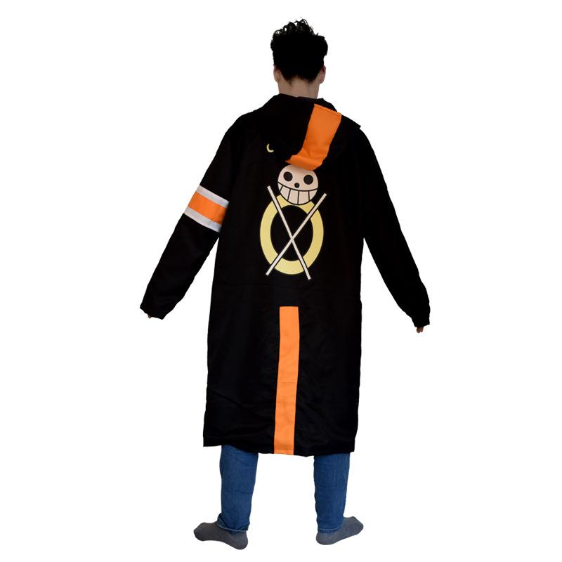 Halloween ONE PIECE Trafalgaro three generations, coat, cape cosplay costume One size