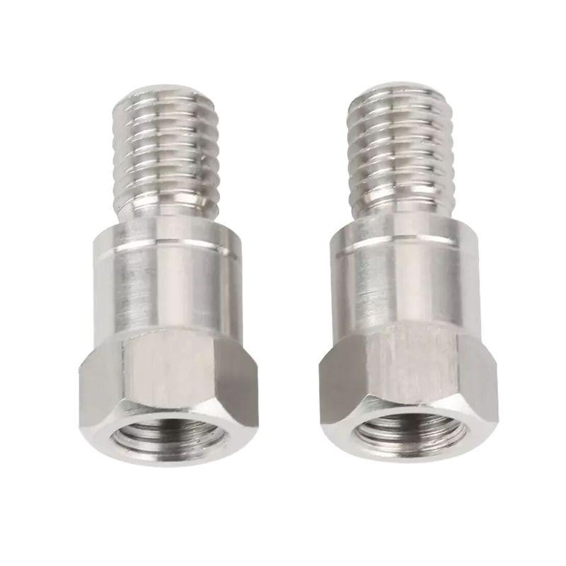 2pcs M10 Motorcycle Bike Side Rearview Mirror Mounting Threaded Hole Heightening Screw Adapter Bolt Fit for BMW F750GS F850GS