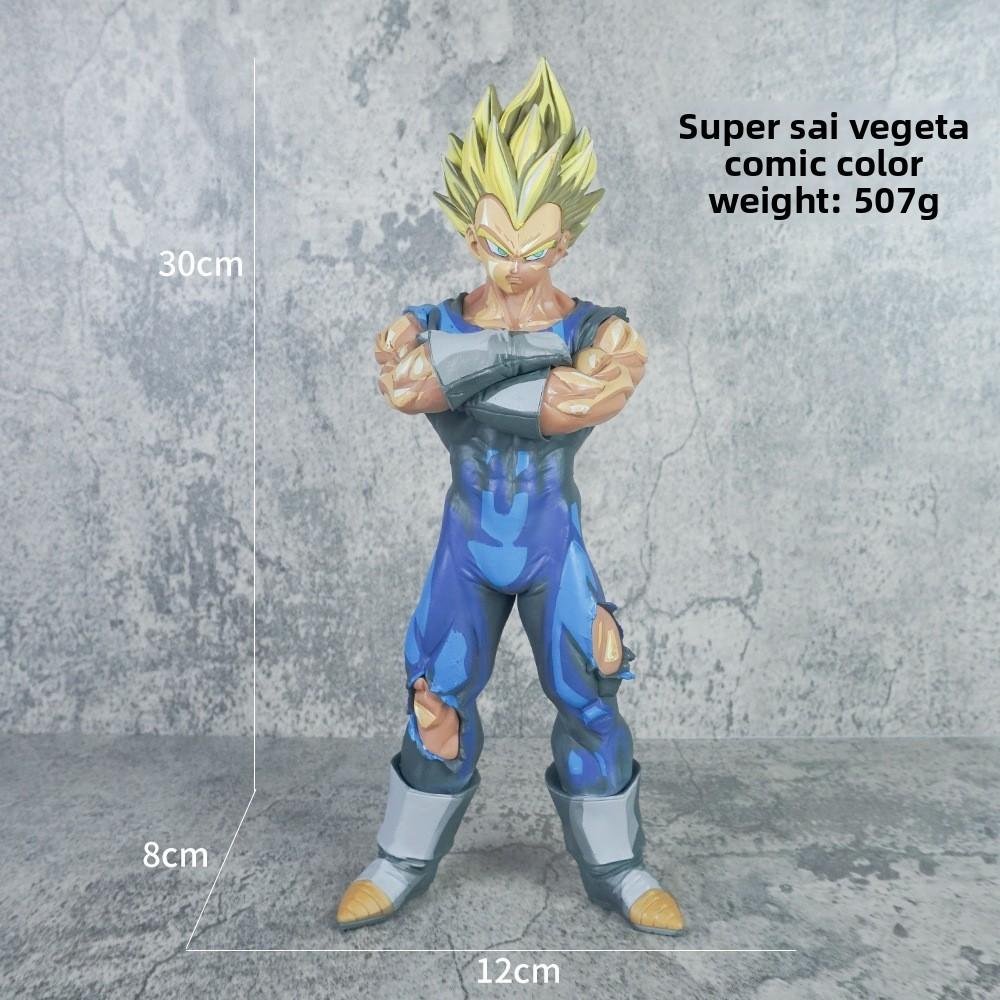 Dragon Ball Super Saiyan Vegeta Pvc Figure With Display Stand For Collectors