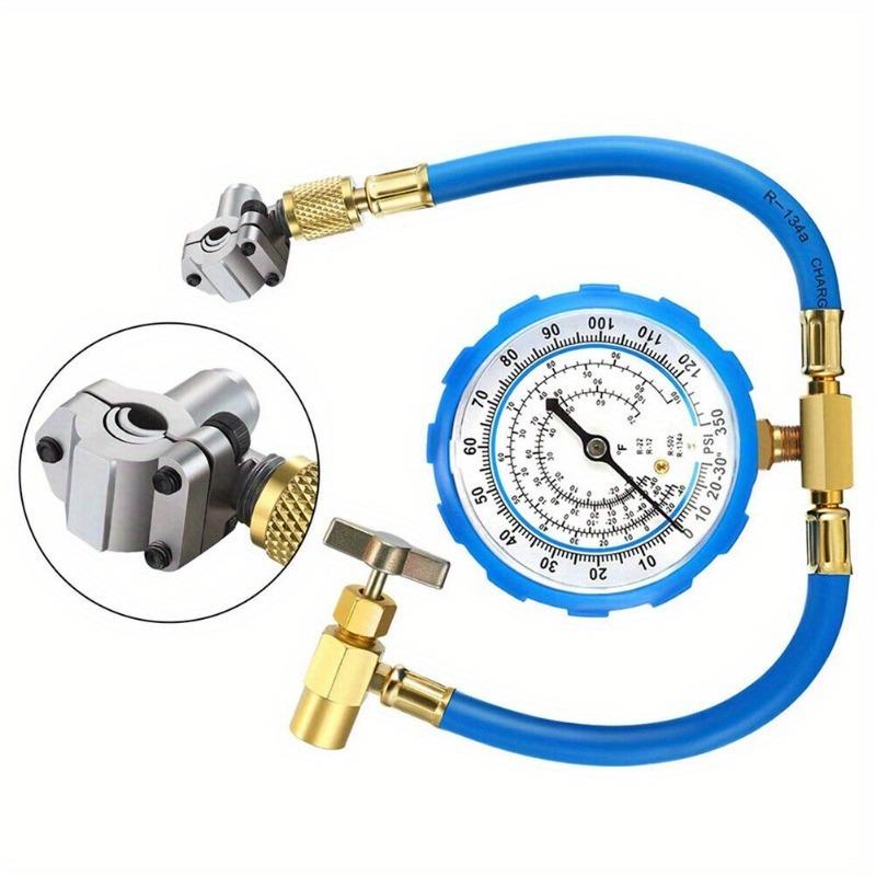 Bullet Piercing Valve with Spanner A/C BPV-31 Piercing Valve Zinc Alloy BPV-31 Piercing Valve Line Tap Valve Kit for HVAC BPV31