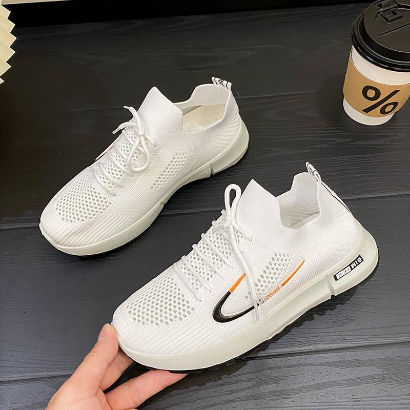 Sport Running Shoes Women Air Mesh Breathable Walking Women Sneakers Comfortable White Fashion Casual Sneakers Chaussure Fee Cou
