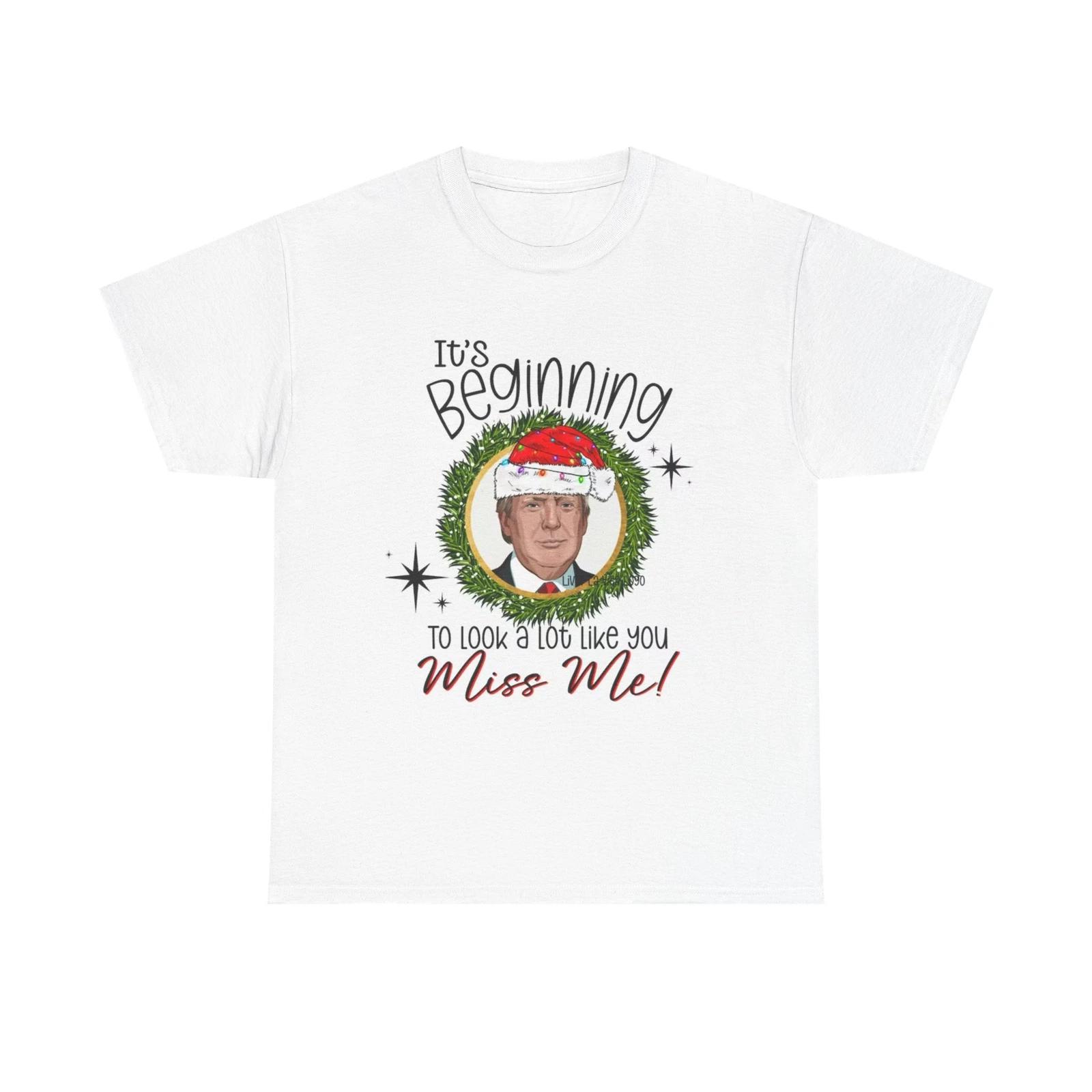 Men s and Women s T-shirts Trump Merry Christmas S