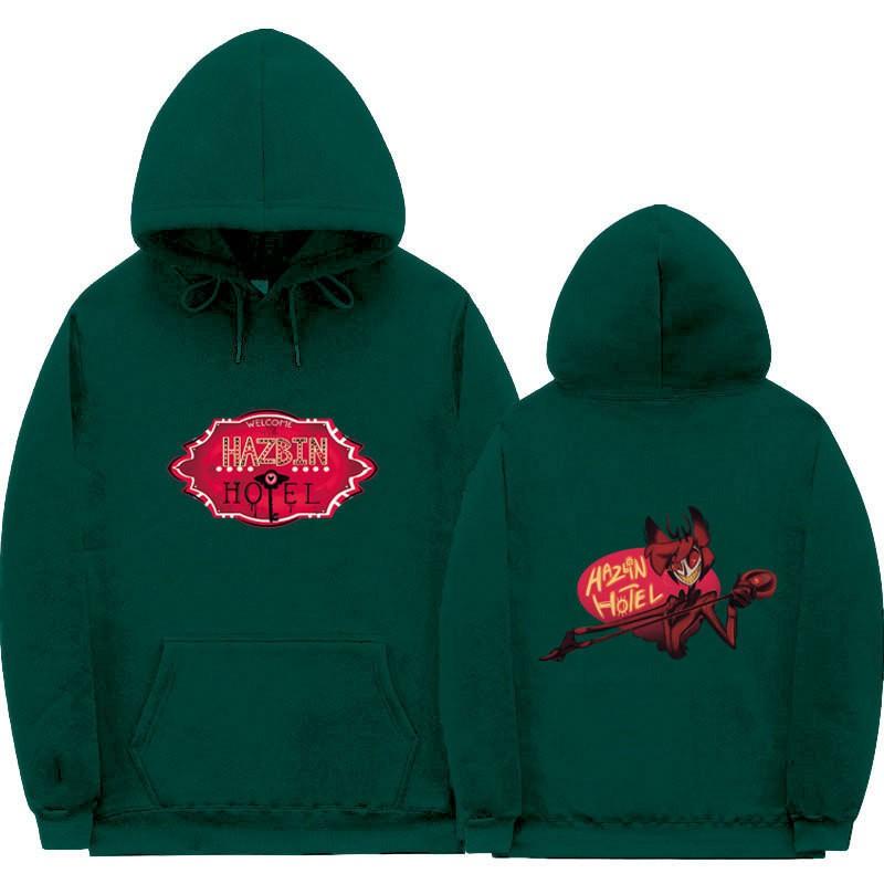 Hazbin Hotel Hoodie Unisex Oversized Cotton Sweatshirt Casual Wear
