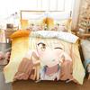 3d Anime Nijiyon Animation Bedding Set Printed Single Comforter Quilt Bed Cover Duvet Cover Pillow Case 3 Pieces Kids Adult Size