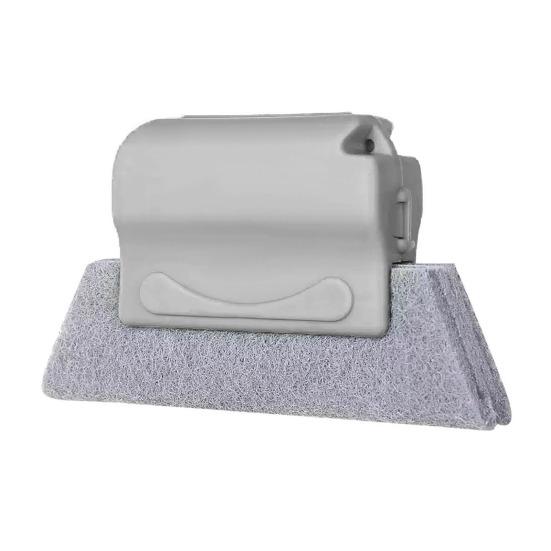 

Window Track Cleaner Double-Sided Brush Sponge Window Rails Set with Removable Door Slots Car Vents Narrow 1pc