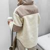 Sudaderas Sudaderas Y2k Plush Loose Stand Collar Pullover Sweatshirt Women Women's Winter Sheepskin Coat