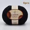 6pcs Luxurious Alpaca Cashmere Yarn  Ultra Soft & Warm Handmade DIY  Crocheting Yarn Suitable for Beginners Scarves300g/10.58oz