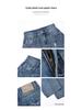 Women's Ink Splash Paint Graffiti Wide-Leg Jeans, 2026 Spring/Autumn High Street Style, Loose Straight-Leg Pants