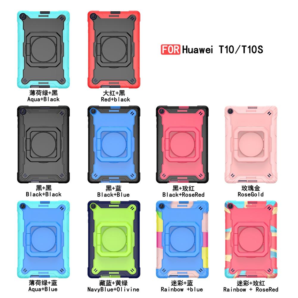Tablet Fällen Abdeckung Für Huawei MatePad T10S 10,1 "AGS3-L09 AGS3-W09 Hand Ring Ständer Kinder Fall Für Huawei MatePad T10 9,7" AGR-L09 / W09 Fundas