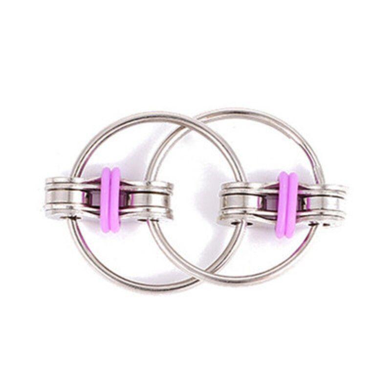 Charming Autism Adhd Anti-stress Adult Toys Key Ring Hand Bearing Tri-spinner Toy