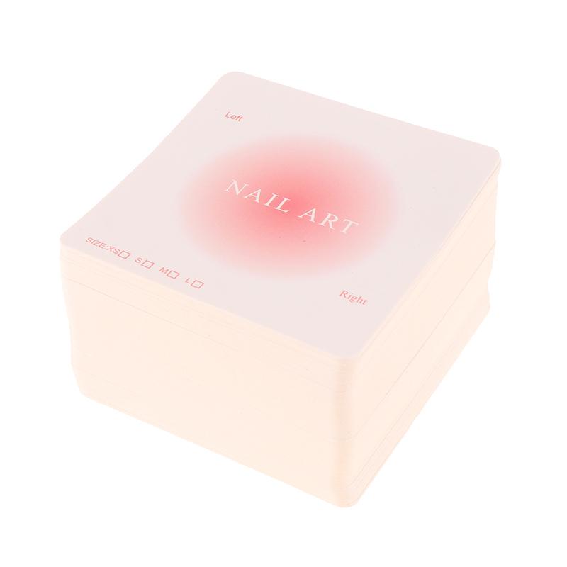 

100 шт. Упаковка для накладных ногтей, Дисплей, Ручная работа, Дизайн накладных ногтей, Образец, Показ-карта, Маникюр, Дисплей для образцов, Салон розовый