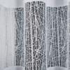 WIKTORIA - Ready-made jacquard curtain with a straight hem - 410x160 cm - white