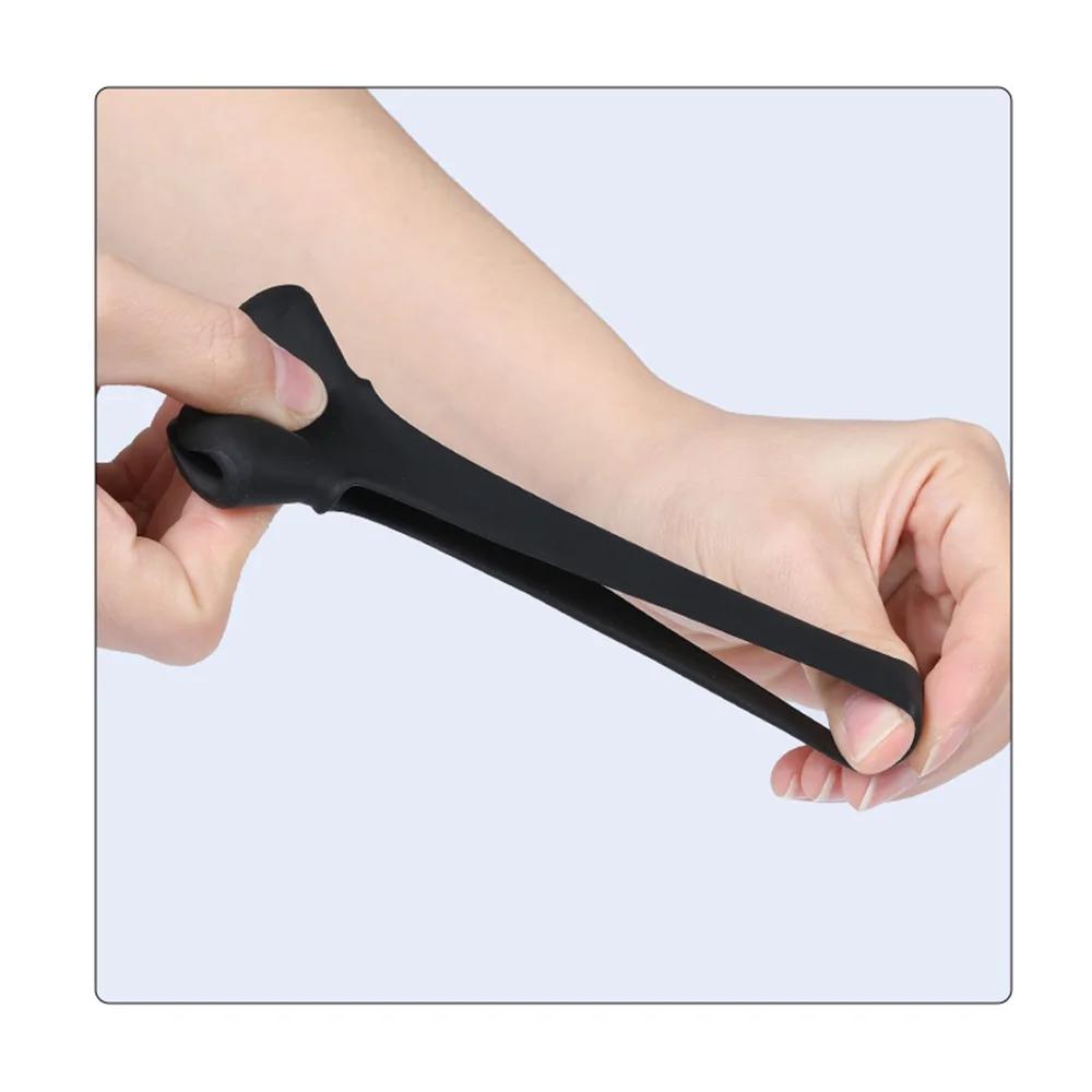 Delay Ejaculation Penis Rings Male Dick Erection Stretcher Extender Erotic Cock Rings Sex Toys for Men Double Cockring BDSM Toys