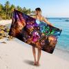 Large Beach TowelCourage the Cowardly Dog Soft Absorbent Towel Beach Bath Home Use