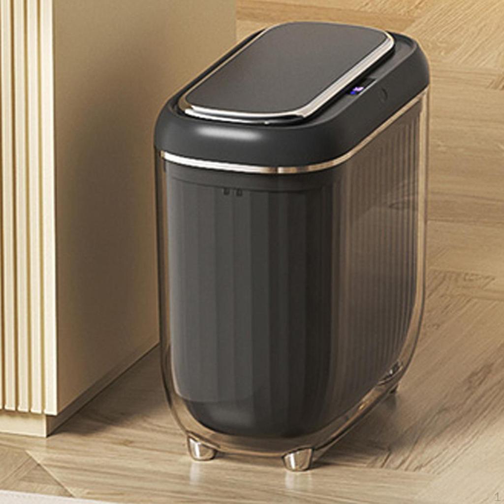 Bathroom Trash Can Intelligent Bin Waste Basket, Kitchen Narrow for