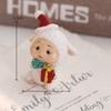 Christmas Resin Ornament Mini Santa Claus Resin Ornament Decorative Gifts Resin Crafts Tabletop Ornament