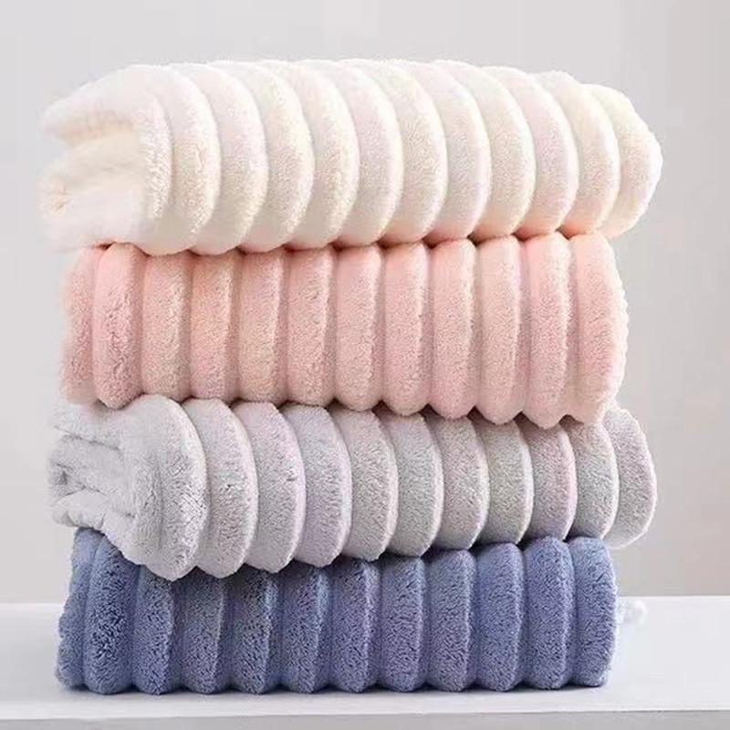 New High-quality Thickened Candy Bar Towels, Bath Towels, Coral Velvet Beach Towels Are Faster Drying and More Absorbent Than Pu