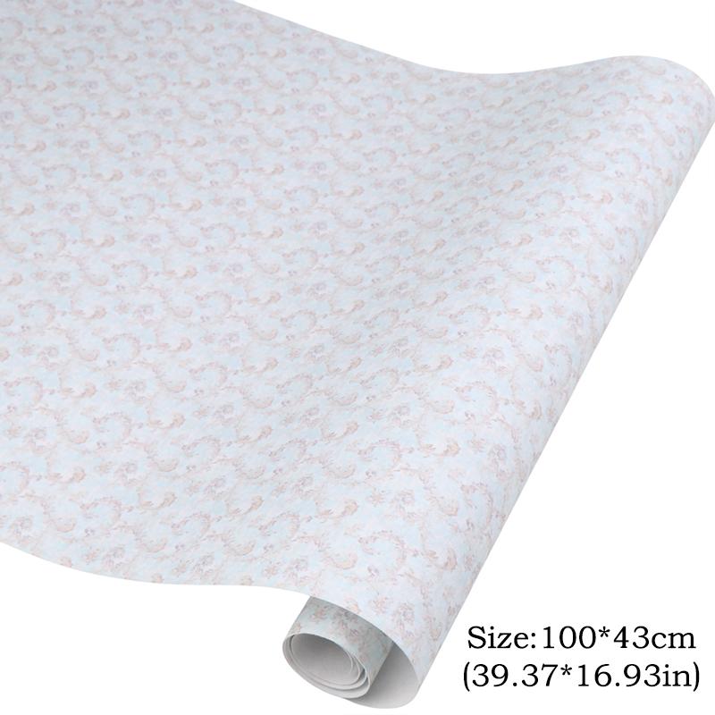 1 Meter 1/12 Dollhouse Printed Wall Paper Floor Covering Doll Home Background Sticker Decor Micro Scene Construction Props