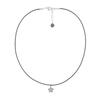 Jbans Classic Antique Sheriff Star Pendant Soft String Necklace (C2501-An859)