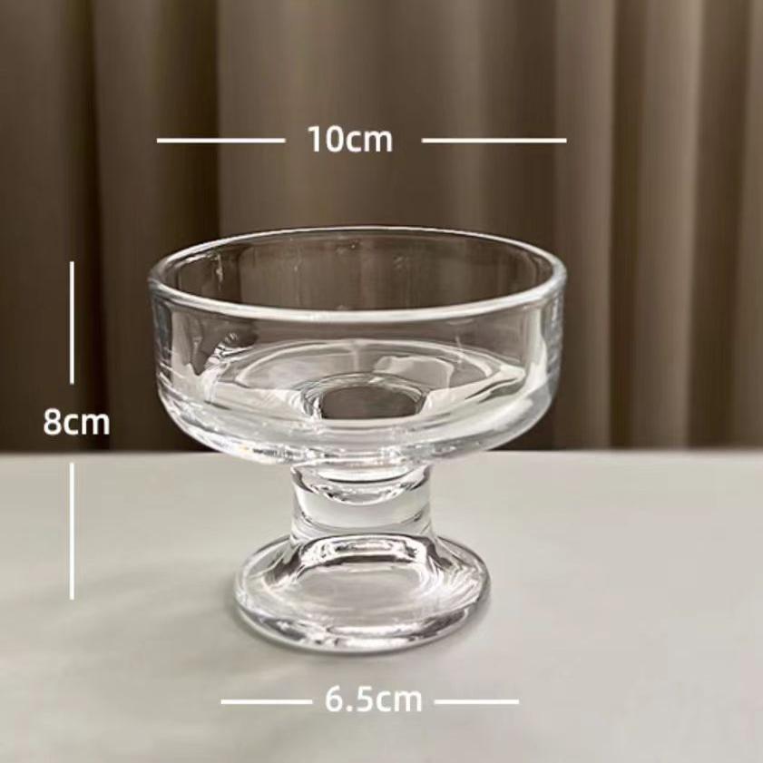 Small Round Glass Tea Light Candle Holder